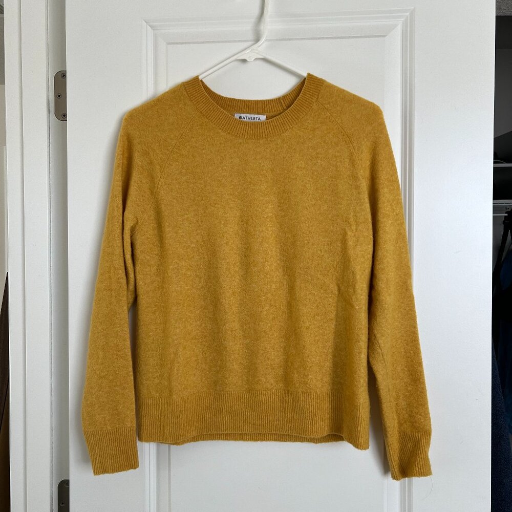 Athleta Hawthorn Crew Merino Wool Sweater S